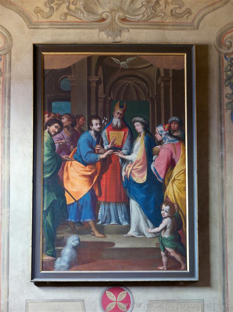 Monza (Monza e Brianza, Italy) - Marriage of the Virgin by Riccardo de Tavolini in the Church of Santa Maria di Carrobiolo